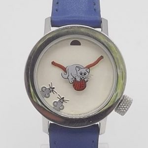Akteo chaton- montre quartz-Horloger de Battant-Besançon
