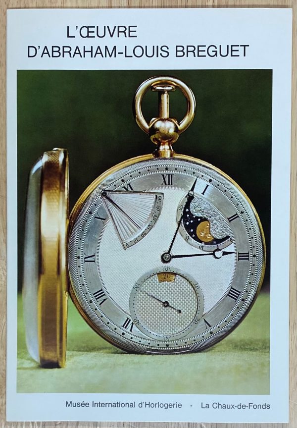 Horloger de Battant -livre-Besançon-L'œuvre d'Abraham-Louis Breguet
