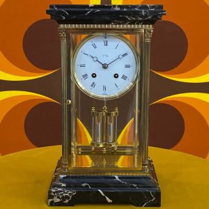 L'épée-Pendule-Balancier mercure-Horloger de Battant-Besançon