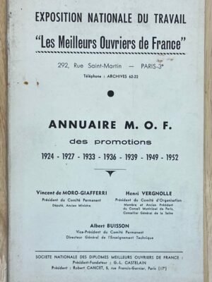 Annuaire M.O.F.