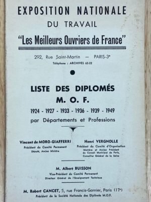 les meilleurs ouvriers de France