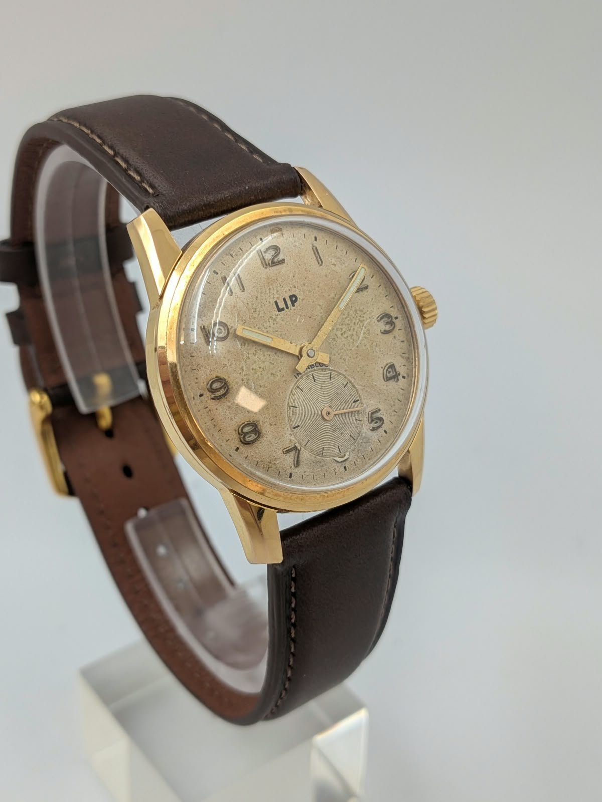 LIP vintage montre horloger de battant mecanique R25 (1)